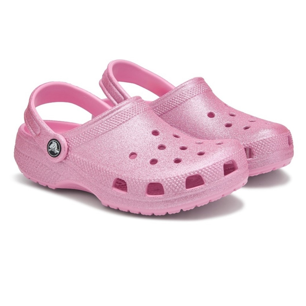 CROCS CROCS Kids' Glitter Classic Clog Size C4